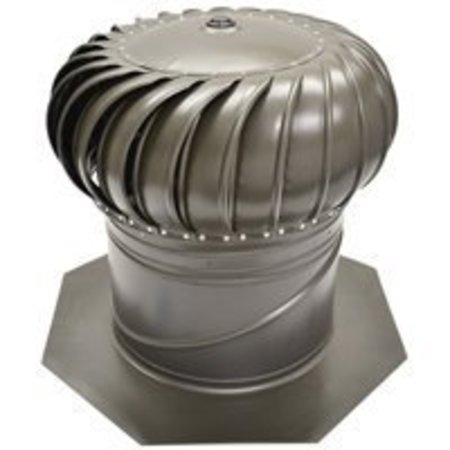 MASTER FLOW Master Flow AIC14WW Rotary Turbine Ventilator, Aluminum, Weathered Wood AIC14WW